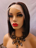 "SEXY BLACK" BOB FRONTAL 13x4 LACE WIG