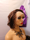 "SEXY BLACK" BOB FRONTAL 13x4 LACE WIG