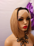 "SEXY BLACK" BOB FRONTAL 13x4 LACE WIG