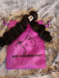 Silk Satin Bags with Drawstrings for Hair Storage