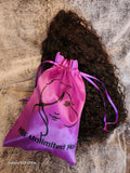 Silk Satin Bags with Drawstrings for Hair Storage