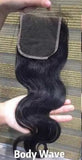 HD LACE 5X5 CLOSURES 100% HUMAN VIRGIN BRAZILIAN HAIR