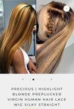 Ombre Highlight 5x5 Closure Wig