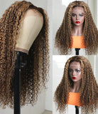 HIGHLIGHT HONEY BLONDE DEEP WAVE OMBER WIG