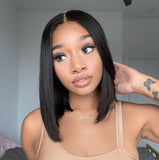 4x4 CLOSURE BOB-WIG 100% VIRGIN HUMAN HAIR