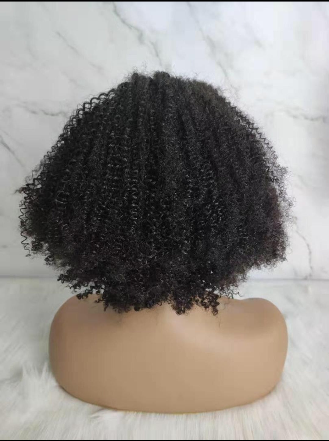 AFRO KINKY CURLY HD LACE FRONTAL WIGS 100% VIRGIN HUMAN HAIR